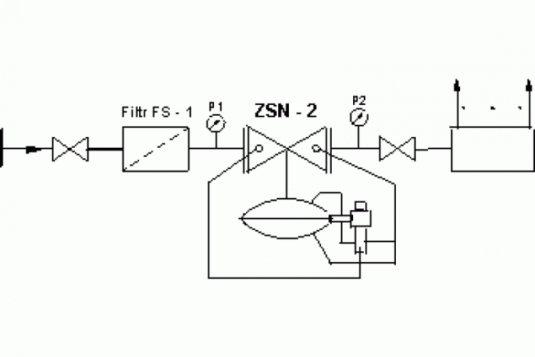 ZSN-2 - regulator ciśnienia (p2) (reduktor)